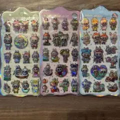 キラキララブブシール3枚セット