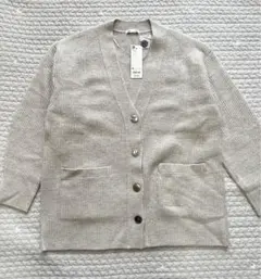 新品未使用 GU / ジーユー パフィータッチオーバーサイズカーディガン M