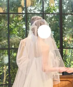 mirrormirror　ロングベール　80×250㎝　ホワイト