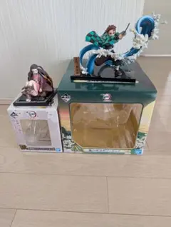 鬼滅の刃1番くじ　炭治郎、禰豆子 フィギュアセット