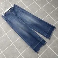 studio clip ワイドデニム　ウエスト太め