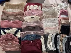 女の子、秋冬服、まとめ売り（40着）