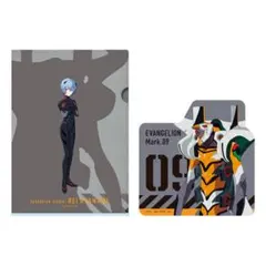 エヴァンゲリオン I賞 クリアファイル・ステッカーセット アヤナミレイ 9号機