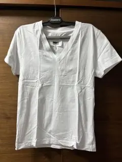 MM6 ホワイト Vネック Tシャツ コットンのサムネイル