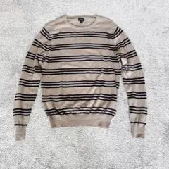 J.CREW ジェイクルー　ボーダーニット　セーターコットンカシミヤ　極美品