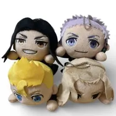 東京リベンジャーズ　寝そべりモアプラス　ぬいぐるみ　4体セット　マイキー　バジ