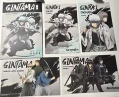 銀魂　ポストカード　白夜叉　坂田銀時　高杉晋助　桂小太郎　坂本辰馬 4枚