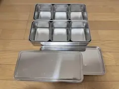 ステンレス製 バットセット 蓋付き ×2 調理器具のサムネイル