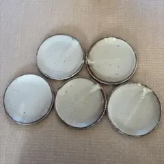 グレー系陶器皿5枚セット