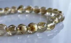 ゴールドタイチンルチルブレスレット 7.1〜7.7㎜