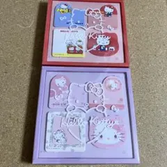 ハローキティ 50周年　ボックス入りふせん　2個セット