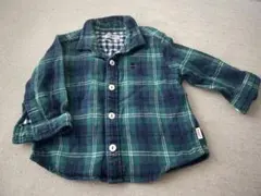 ミキハウスファースト　チェックシャツ