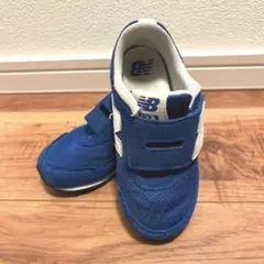 【中古】ニューバランス スニーカー 16.0cm ブルー 青 ネイビー373