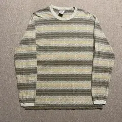 columbia 90s VINTAGE マルチボーダー ロングTシャツ y2kのサムネイル