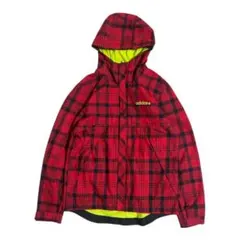 13年製 adidas NEO red pattern hoodie チェック