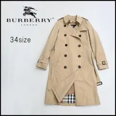 ■ 49035★年 バーバリーロンドン トレンチコート ノバチェック ベージュ