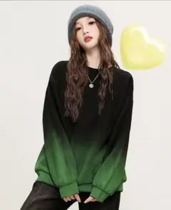 グラデーションオーバーサイズトレーナー