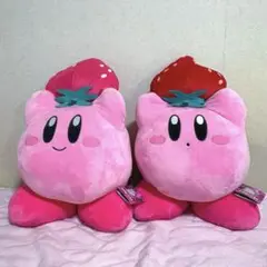 星のカービィ VERY STRAWBERRY BIG ぬいぐるみ 2種セット