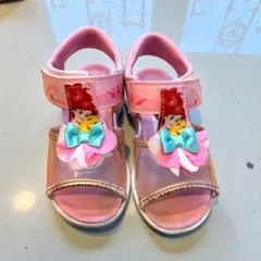 Disney Princess アリエルピンクサンダル 17cm