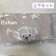 新品　ジェラートピケ　メレンゲDOG ジャガードワンピース＆リブレギンスセット