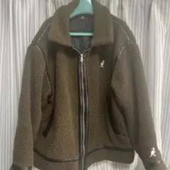ブラウンフリースジャケット