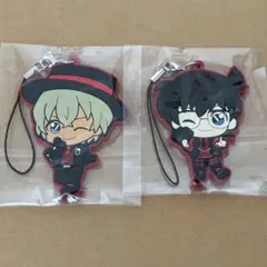 安室透 江戸川コナン ラバーストラップ