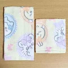 ちいかわ しまむら リボン フェイスタオル ＆ ハンドタオル 2点セットのサムネイル