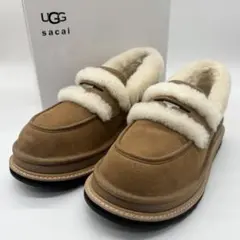 極美品 UGG sacai コラボ Loafer ローファー CAMEL 27