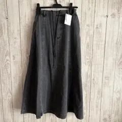 新品　LASUD 定価¥1万7000円　ロングデニムスカート　スコットクラブ