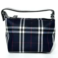 0053 BURBERRY バニティバッグ アクセサリーポーチ ノバチェック