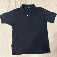 UNIQLO 黒 ポロシャツ 無地 ユニクロ