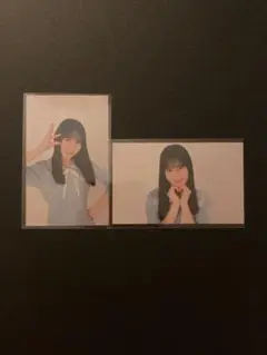 日向坂46 松尾桜　14th制服　ミニ生写真　２種コンプ