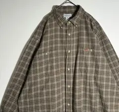 Carhartt カーハート ワンポイントロゴ　BD チェック　ネルシャツ
