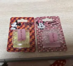 ピアス 透明ピアス ミッキーマウス ミニーマウス