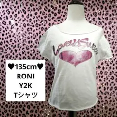 135cm♥RONI ロゴ ハート Tシャツ