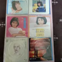 シングルレコード　 柏原芳恵、原田知世、 小林麻美、 イルカ、小林明子、大橋純子のサムネイル