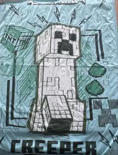 마인크래프트 크리퍼 타월 블랭킷 100x140cm 미크라
