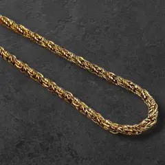 Dior ロープチェーン ネックレス 39cm ゴールド 588