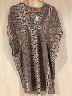 ★新品★タグ付きjanis market Mサイズ 半袖　チュニックのサムネイル