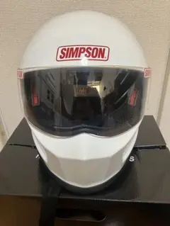 5*2様 SIMSON フルフェイスヘルメット ホワイト SIMSON ホワイト フルフェイスヘルメット m52 - メルカリ