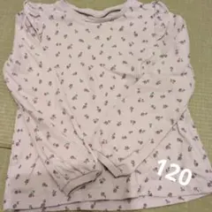 any FAM 花柄 長袖カットソー 120cm