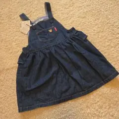 【新品タグ付き】MIKI HOUSE ジャンパースカート 90-100cm