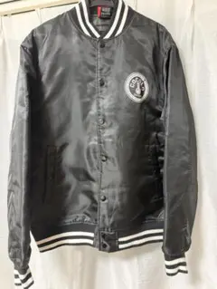 COCOLO BLAND スタジャン Mサイズ 黒　ナイロン　Men's