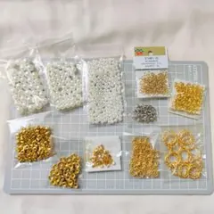 アクセサリー作りに ビーズ パーツ等 おまとめ セット ②