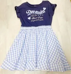 メゾピアノジュニア　半袖ワンピースS140cm 中古品