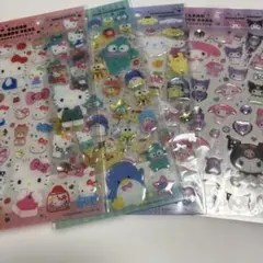 4種セット　クリアキャンディシール サンリオ マイメロ　クロミ　kitty など