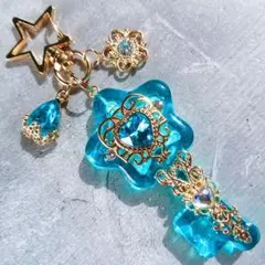 504 シャカシャカ シェイカー キーホルダー 星鍵