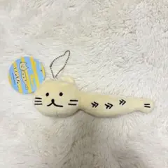 タグ付き　ししゃもねこ　ぬいぐるみ　マスコット　ストラップ