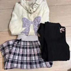 女の子服 3点セット 130cm