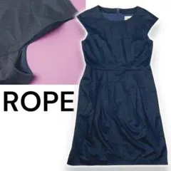 ROPE ロペ　ノースリーブ　ワンピース　ネイビー